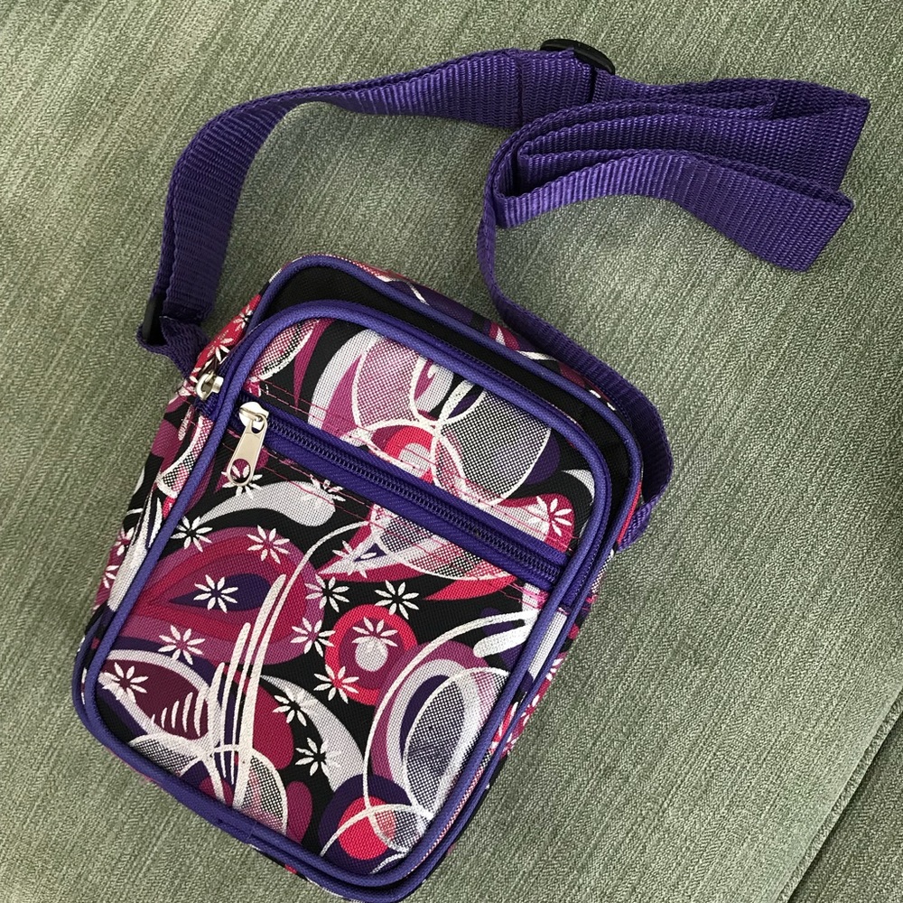 NWOT Small Purple & Pink Bag - Cute!